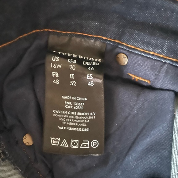 LIVERPOOL Jeans “Hugger Straight” 16W - Picture 5 of 5